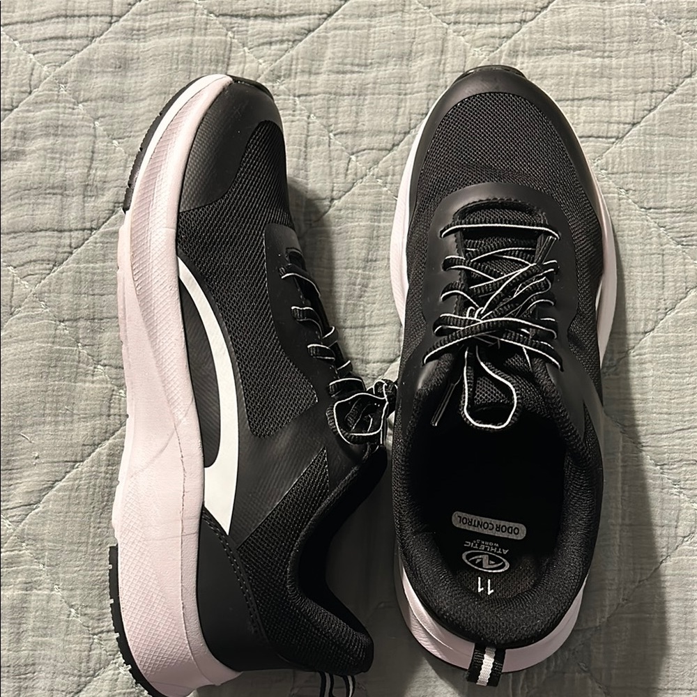 Black and White Athletic Sneakers